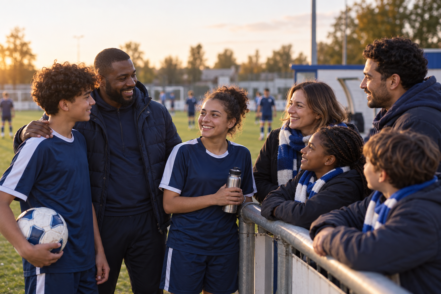 Joueurs, parents, bénévoles et supporters réunis autour d’un club amateur